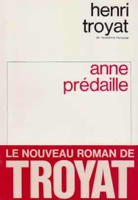 Couverture du produit · Anne Predaille