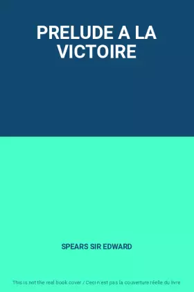 Couverture du produit · PRELUDE A LA VICTOIRE