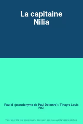 Couverture du produit · La capitaine Nilia