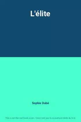 Couverture du produit · L'élite
