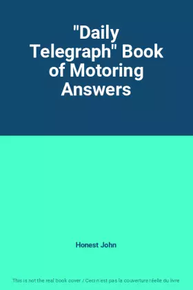 Couverture du produit · "Daily Telegraph" Book of Motoring Answers
