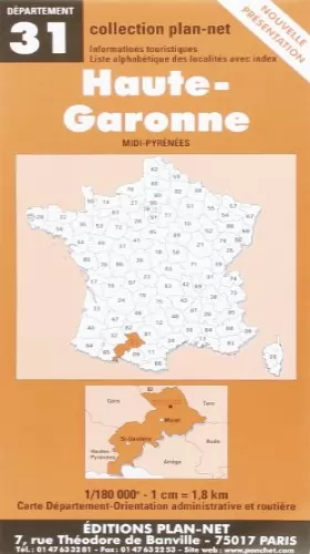 Couverture du produit · Carte routière : Haute-Garonne