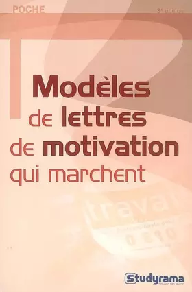 Couverture du produit · Modèles de lettres de motivation qui marchent