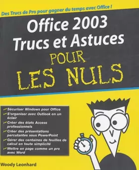 Couverture du produit · OFFICE 2003 TRUCS ASTU PR NULS