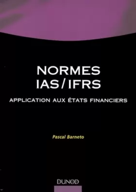 Couverture du produit · Les Normes IAS/IFRS : Application aux états financiers