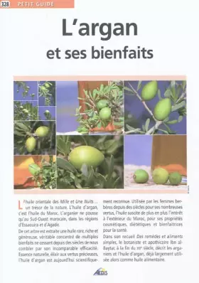 Couverture du produit · PG328 - L'argan et ses bienfaits