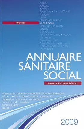 Couverture du produit · Annuaire sanitaire social 2009: Ile-de-France
