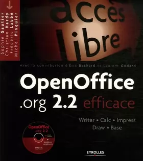 Couverture du produit · OpenOffice.org 2.2 : Efficace (1Cédérom)