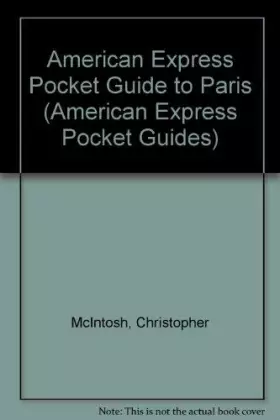 Couverture du produit · American Express Pocket Guide to Paris