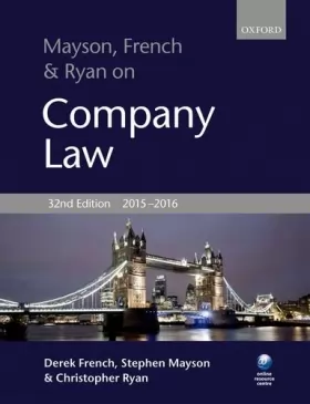 Couverture du produit · Mayson, French & Ryan on Company Law