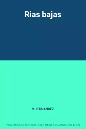 Couverture du produit · Rias bajas