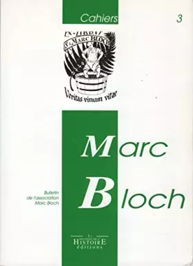 Couverture du produit · Cahiers Marc Bloch, numéro 3