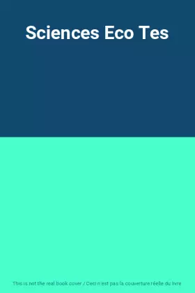 Couverture du produit · Sciences Eco Tes