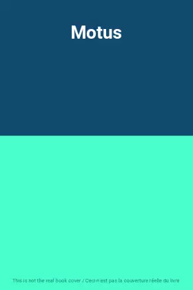 Couverture du produit · Motus