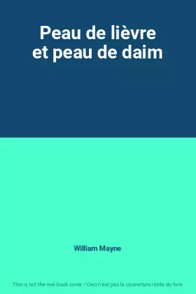 Couverture du produit · Peau de lièvre et peau de daim