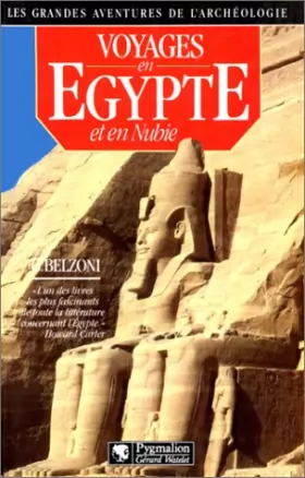 Couverture du produit · Voyages en Égypte et en Nubie