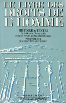Couverture du produit · LIVRE DES DROITS DE L HOMME