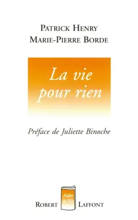 Couverture du produit · La vie pour rien