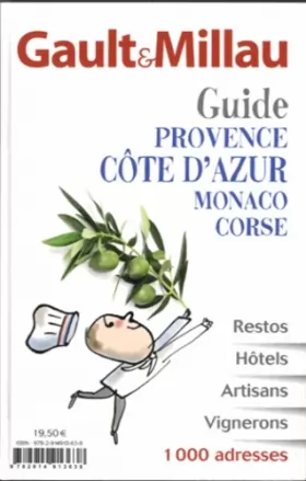 Couverture du produit · Guide Provenve Côte d'Azur Monaco et Corse