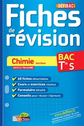Couverture du produit · DEFIBAC FICHES CHIMIE TERM S