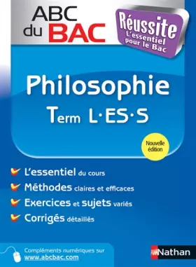 Couverture du produit · ABC du BAC Réussite Philosophie Term L.ES.S
