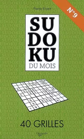 Couverture du produit · Sudoku du mois N° 9: 40 Grilles