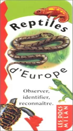 Couverture du produit · Reptiles d'Europe