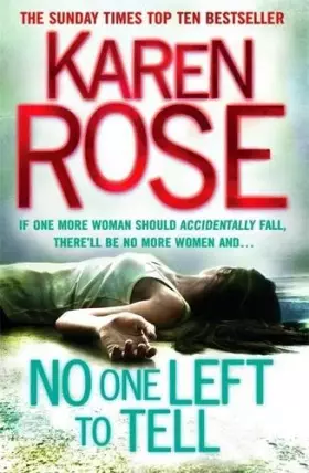 Couverture du produit · No One Left to Tell (the Baltimore Series Book 2)