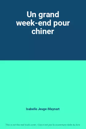 Couverture du produit · Un grand week-end pour chiner