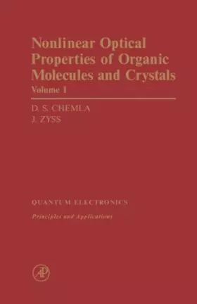 Couverture du produit · Nonlinear Optical Properties of Organic Molecules and Crystals, Volume 1