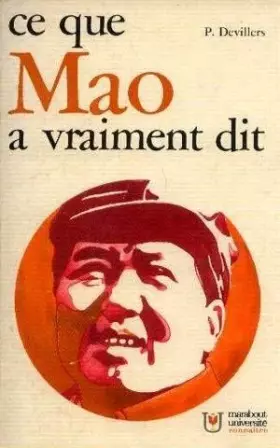 Couverture du produit · Ce que Mao a vraiment dit