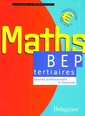 Couverture du produit · Maths BEP tertiaires