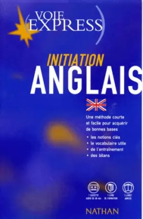 Couverture du produit · Initiation Anglais (livre, livret et cassette)