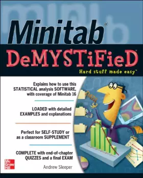 Couverture du produit · Minitab Demystified