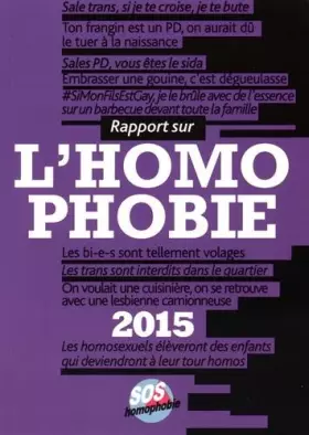 Couverture du produit · Rapport sur l'homophobie 2015