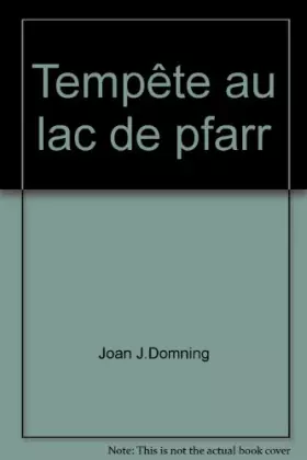 Couverture du produit · Tempête au lac de pfarr