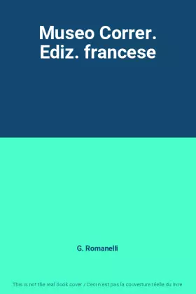 Couverture du produit · Museo Correr. Ediz. francese