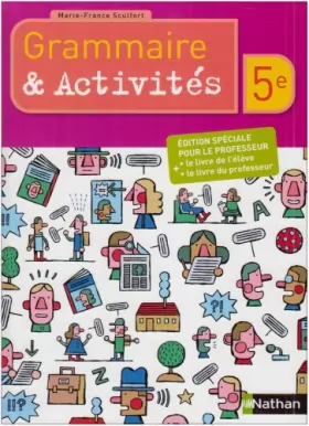 Couverture du produit · Français 5e Grammaire et activités spéciales : Livre du professeur