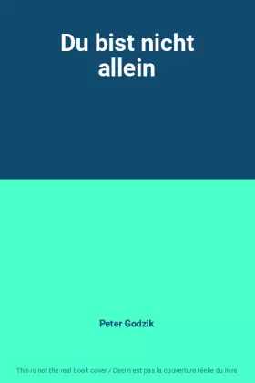 Couverture du produit · Du bist nicht allein