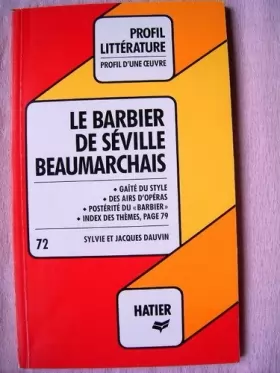 Couverture du produit · LE BARBIER DE SEVILLE, BEAUMARCHAIS