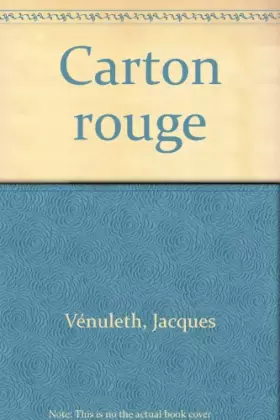 Couverture du produit · Carton rouge