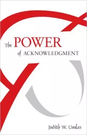 Couverture du produit · The Power of Acknowledgment