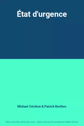 Couverture du produit · État d'urgence