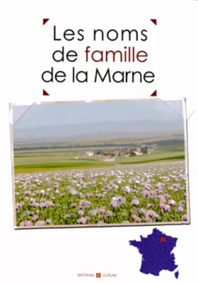 Couverture du produit · Les noms de famille de la Marne