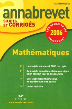 Couverture du produit · Mathématiques