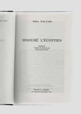 Couverture du produit · Sinouhe l'egyptien