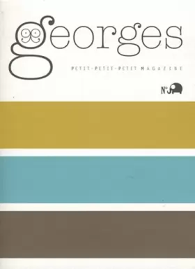 Couverture du produit · Magazine Georges n°4 - Éléphant: N°Sept 2011