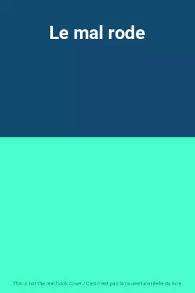 Couverture du produit · Le mal rode