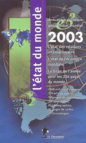 Couverture du produit · L'Etat du monde 2003