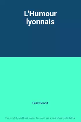 Couverture du produit · L'Humour lyonnais